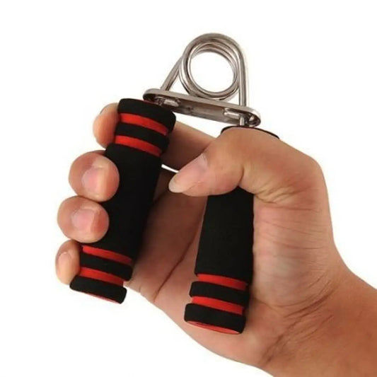 Rubber Adjustable Hand Strength Grip Exerciser Tool with Spring Pack of 1
