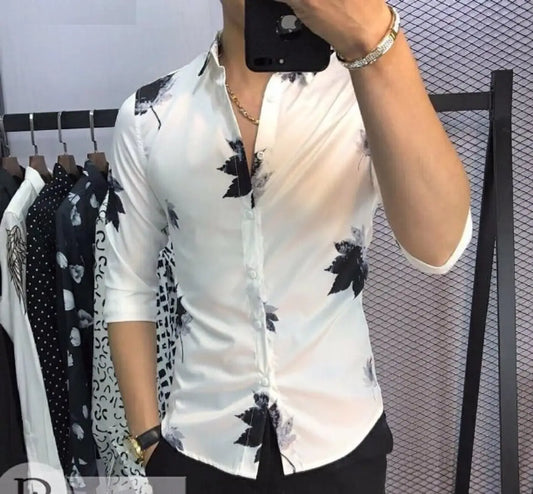 Party wear polycotton Shirt  for man.