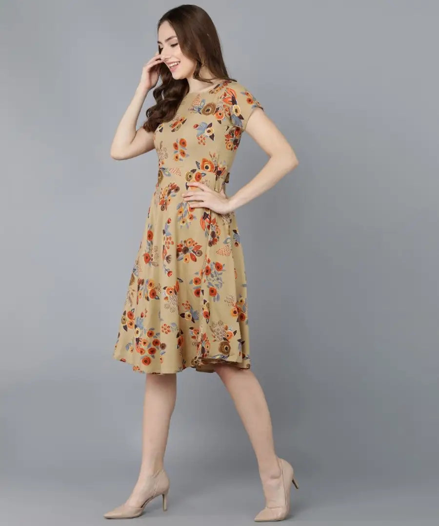 Womens Western Wear Fit and Falre Skater Dress