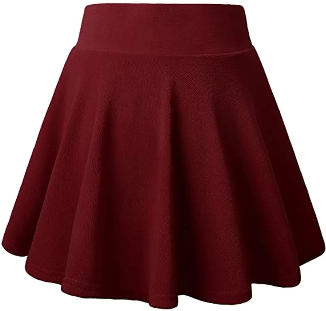 inner maroon skirt