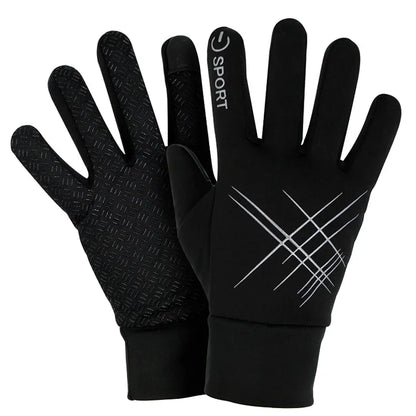 ZaySoo Gloves Biking Cycling Water Resistant Outdoor Gloves Athletic Touch Screen Full Gloves