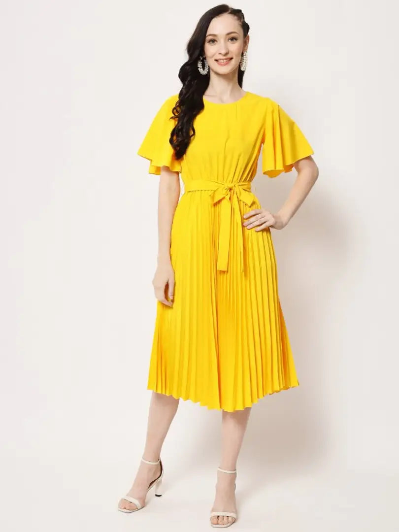 Trendy Yellow Dress
