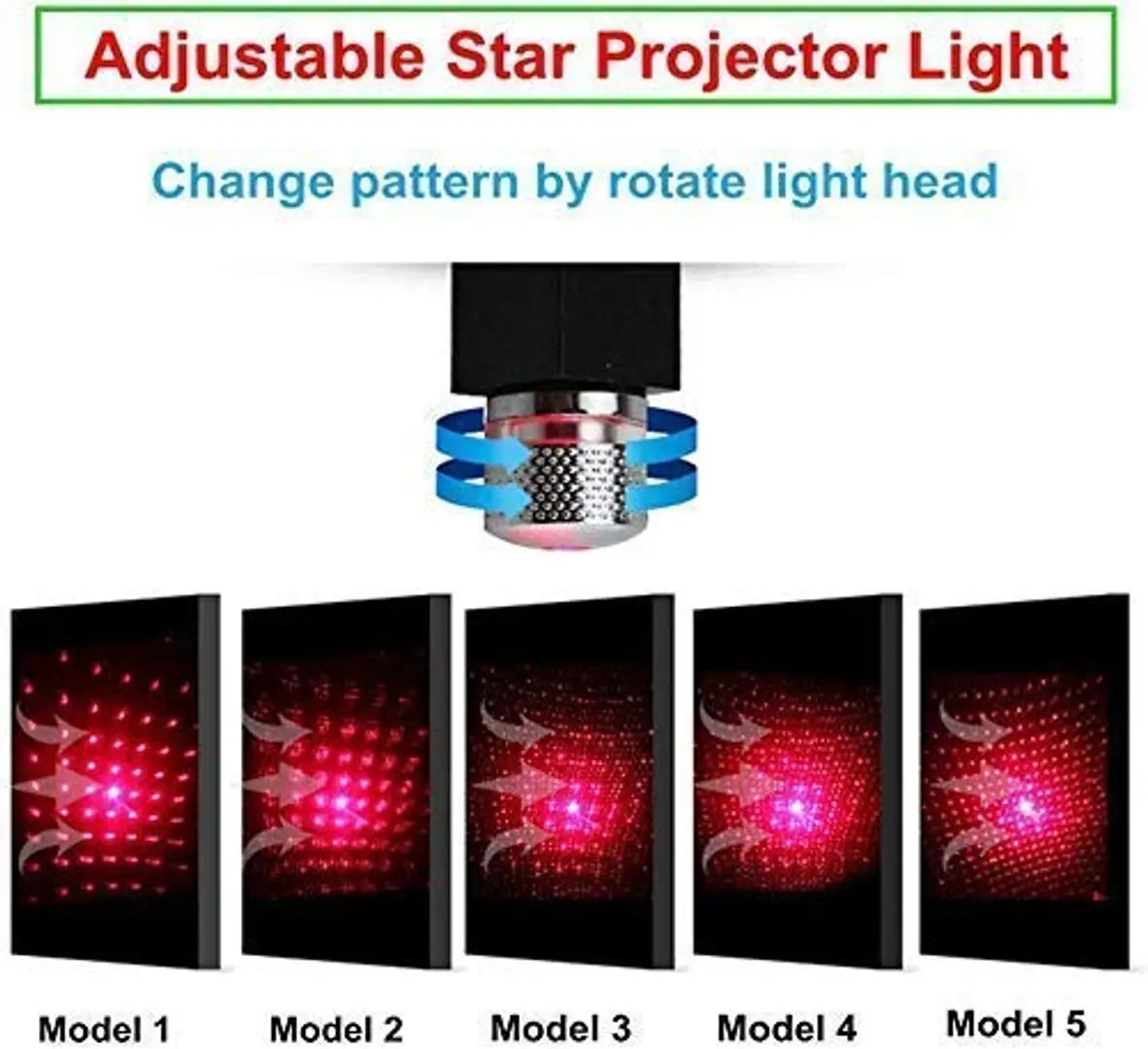 USB Roof Star Projector Lights with 3 modes, USB Portable Adjustable Flexible Interior Car Night Lamp Decor with Romantic Galaxy Atmosphere fit Car, Ceiling, Bedroom, Party (PlugPlay, Purple))
