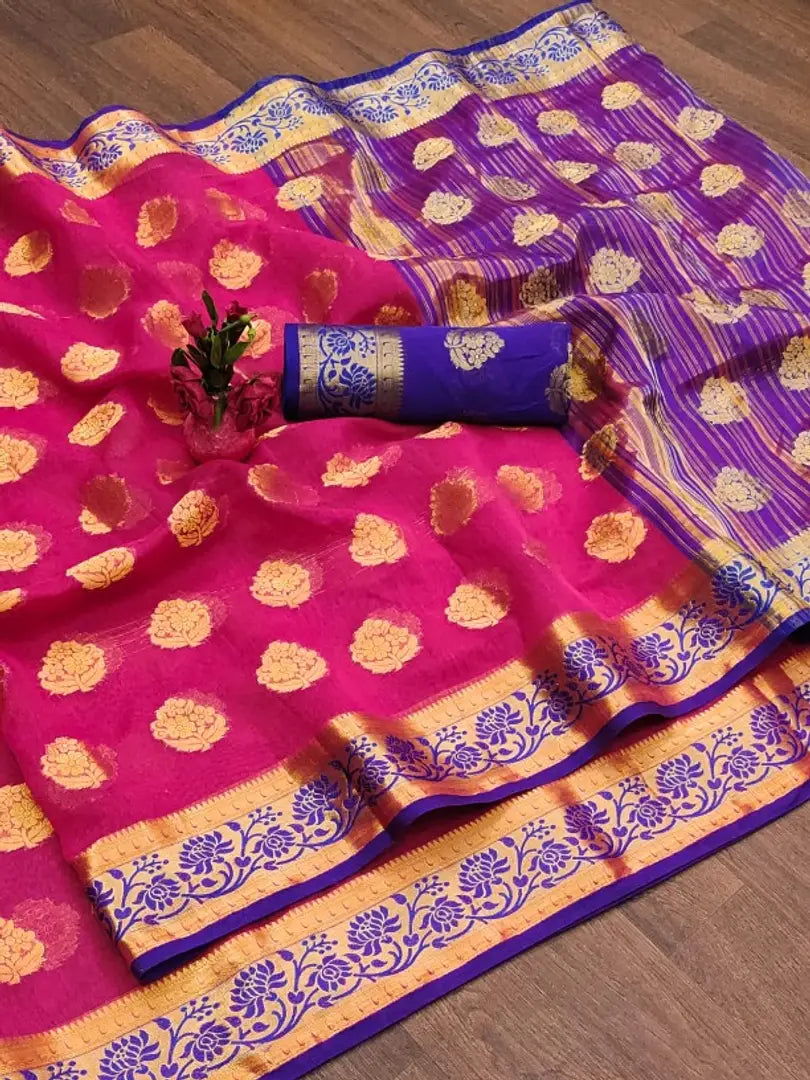 New Launch Banarasi Cotton Silk Saree for Traditional Wear
