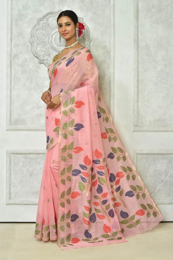 Woven Handloom Modal Silk Saree