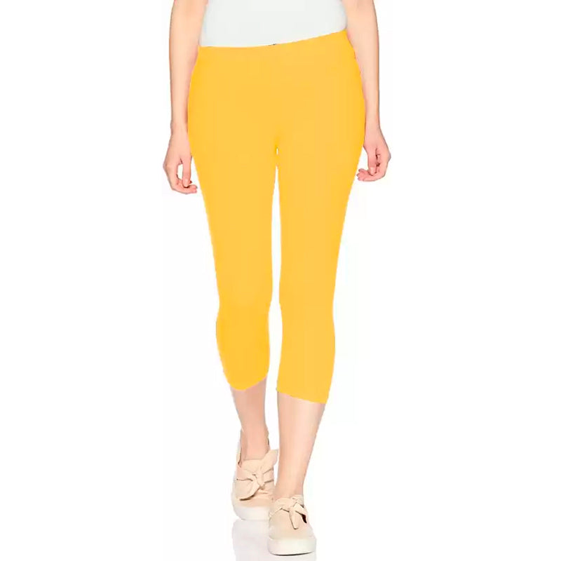 Capri Leggings – Yellow
