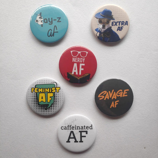 Badges - AF (Pack of 6)