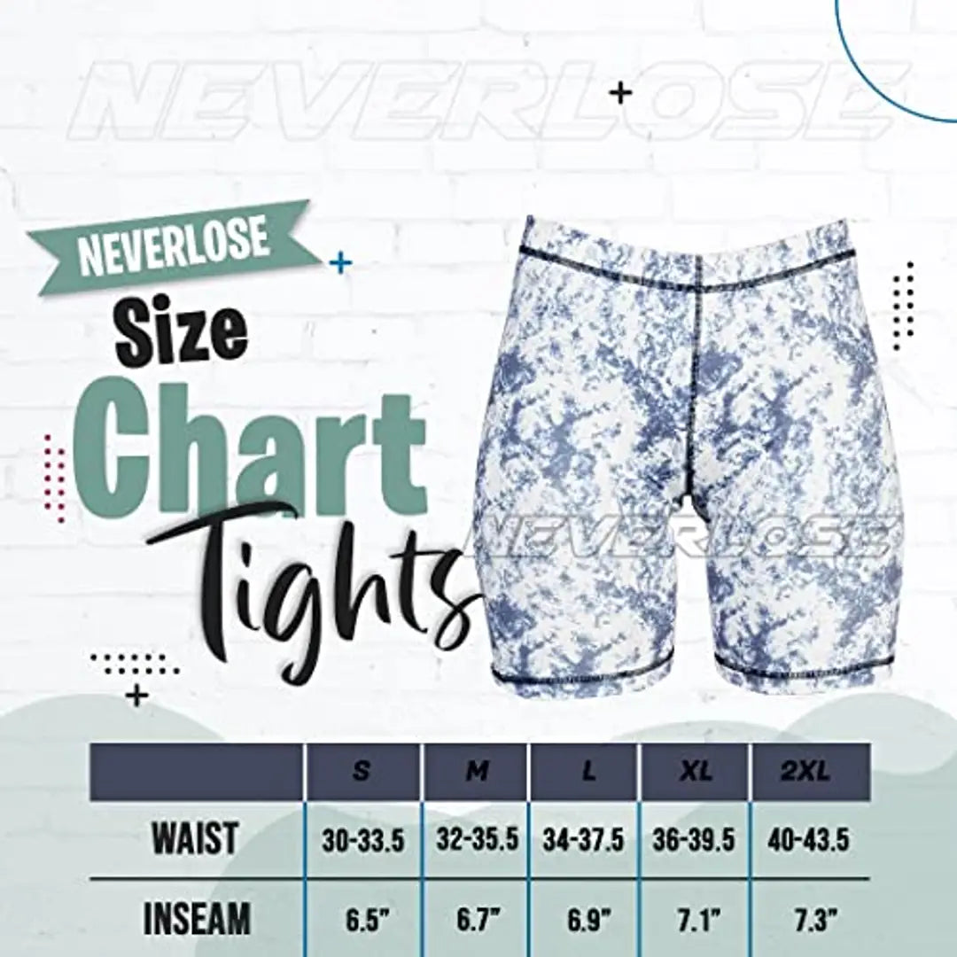 NEVER LOSE Active Wear Printed Workout Shorts for Women