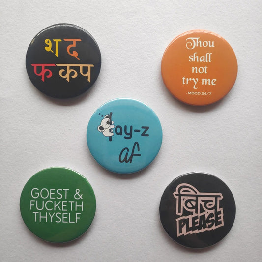 Badges - Witty Badges II (Pack of 5)