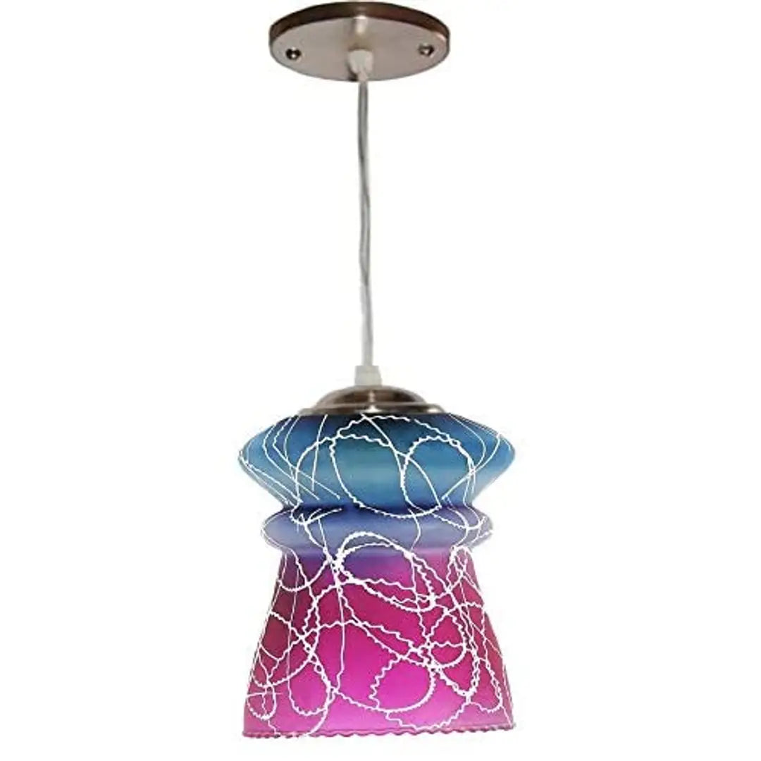 Nogaiya Glass Ceiling Lamp (Multicolor)