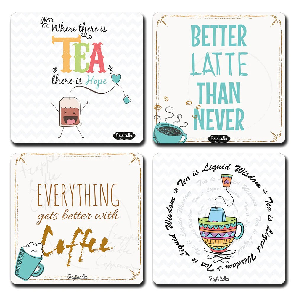 Coasters - Tea vs Coffee Acrylic