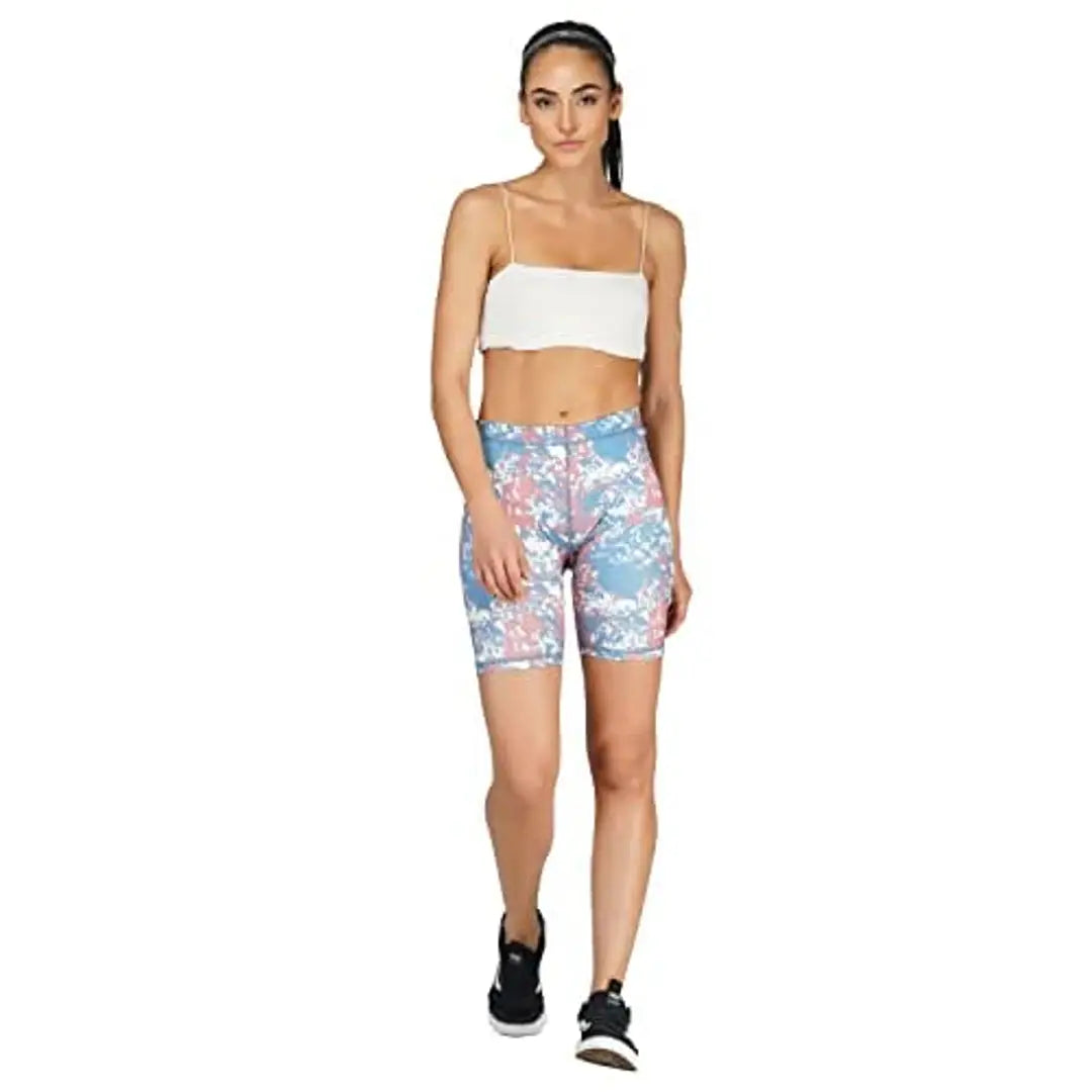 NEVER LOSE Biker Shorts for Women Workout Yoga Shorts Stretch Spandex Running Gym Short Pants