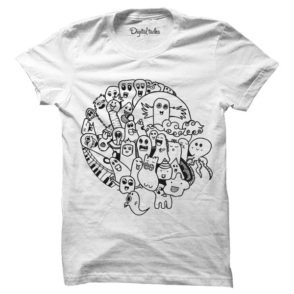 The Happy Bunch Doodle T-shirt