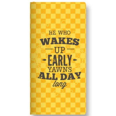 Scribble Pad - Wake Early & Yawn