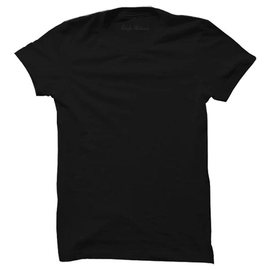 Black Plain T-shirt